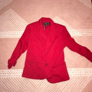 Red blazer
